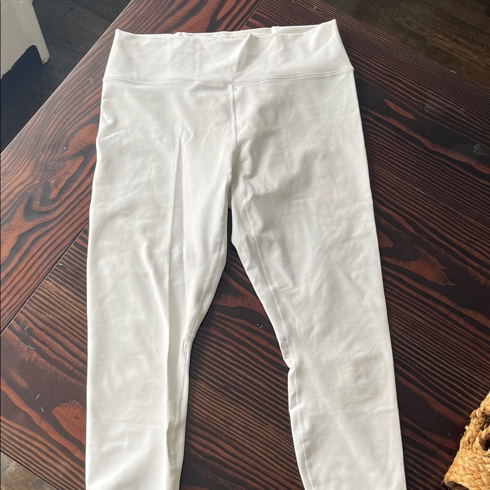 Fabletics PowerHold White Leggings